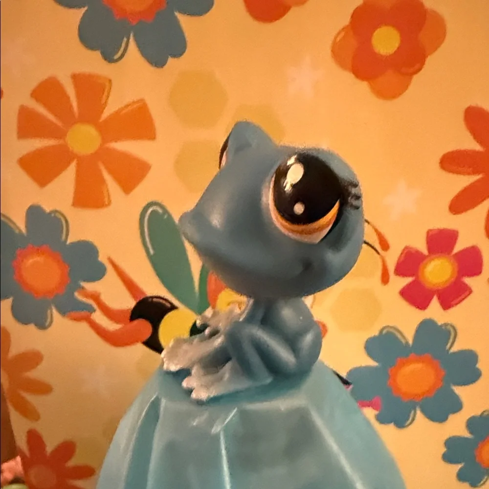 LITTLEST PET SHOP 1-58 SIMON BLUE FROG LPS